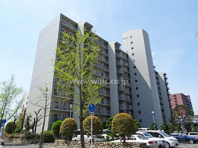 南茨木ハイタウン美沢B棟の外観（北東側から）