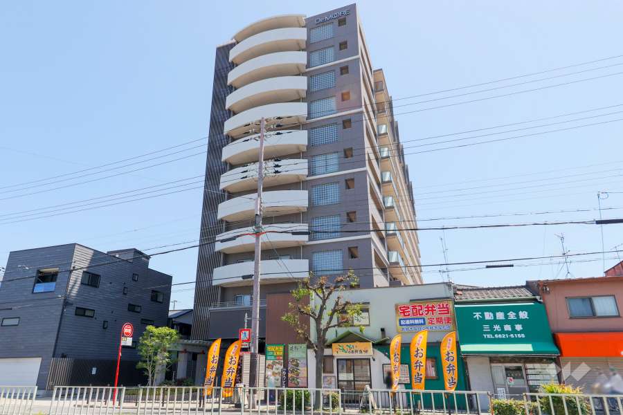 ディモア阿倍野昭和町の外観（南西側から）