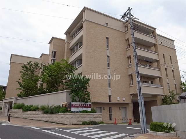 グランドメゾン夙川松園町の外観（北西側から）