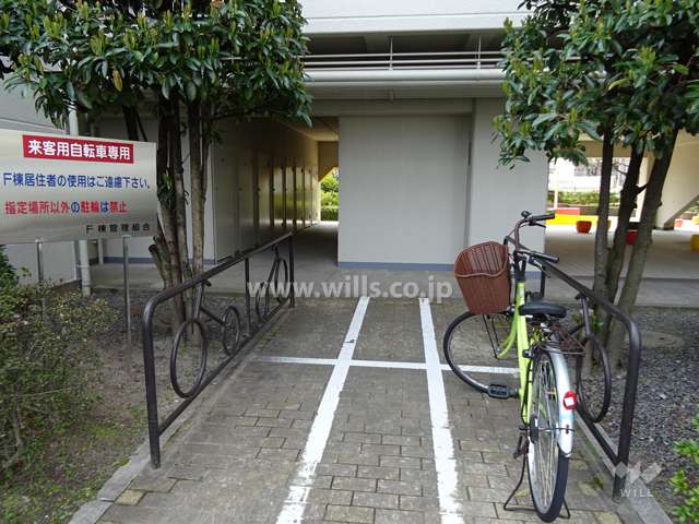 来客用自転車置場