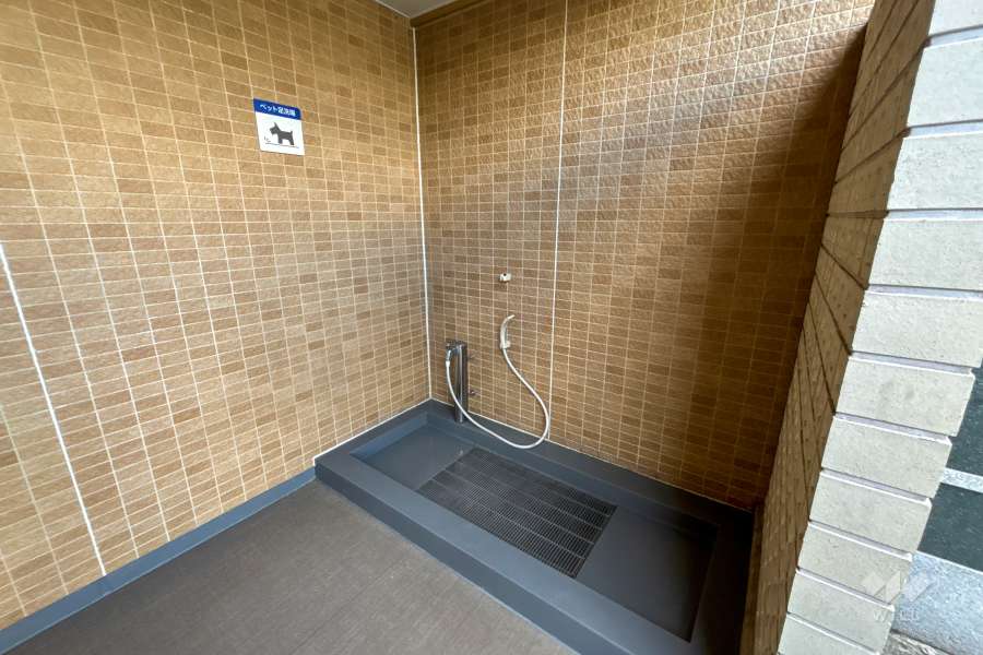 ペット足洗い場