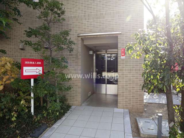 駐輪場の出入り口