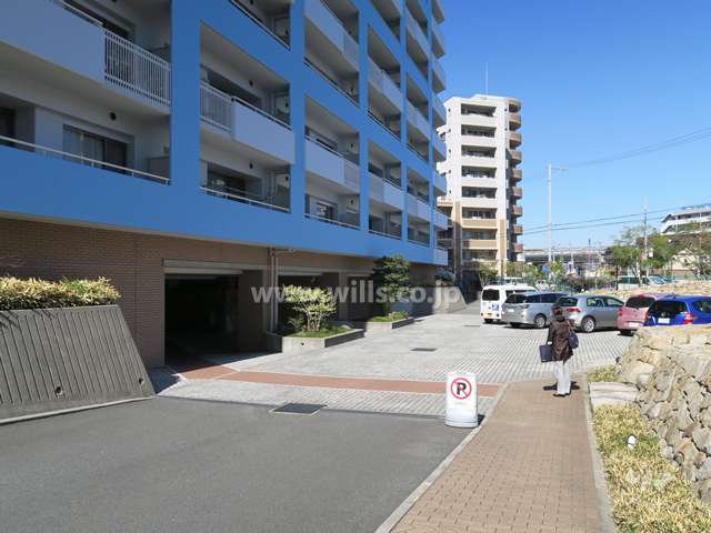 敷地南側の共用部分