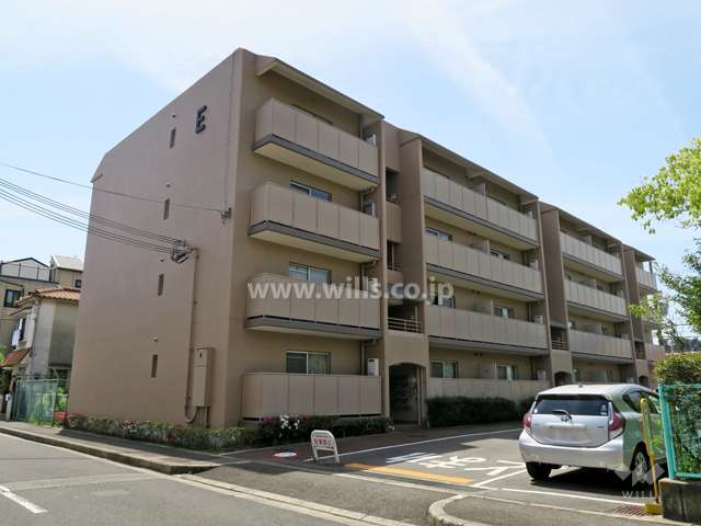 茨木レックスマンションE棟の外観（北東側から）