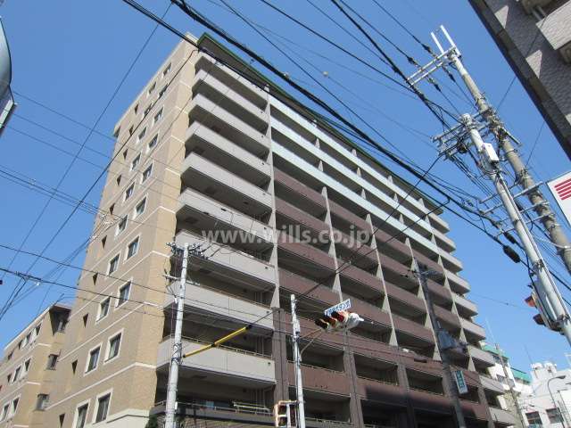 グランアッシュ池田室町レジデンスの外観（南東側から）
