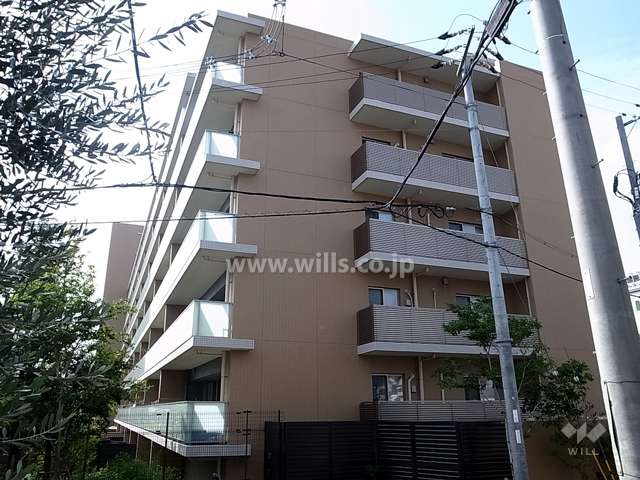 エルグレース豊中の外観（南東側から）