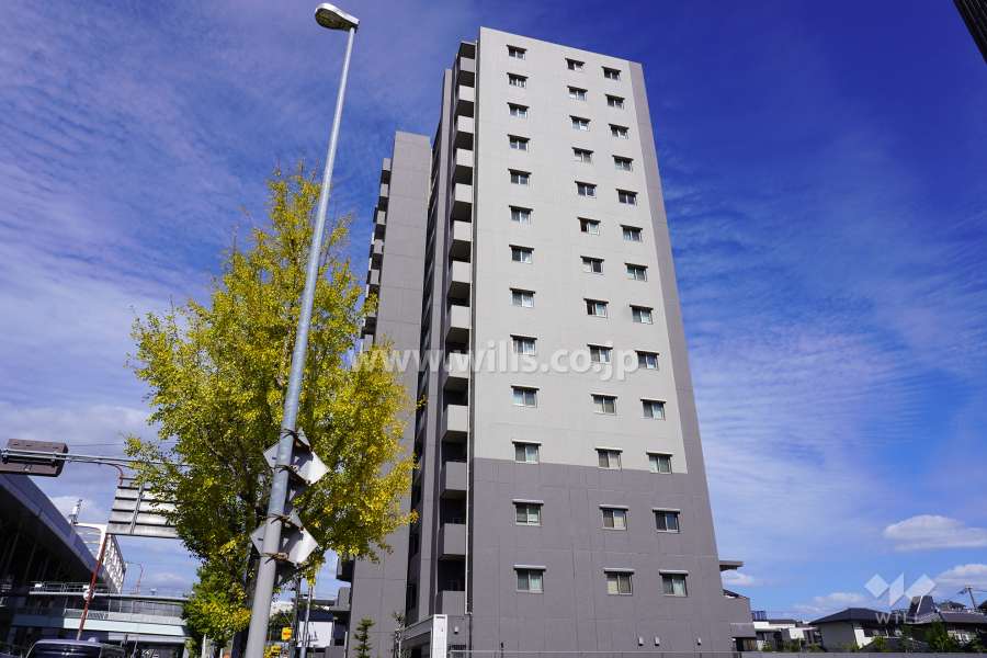 アーバネックス江坂垂水町ファインフラッツの外観（南西側から）
