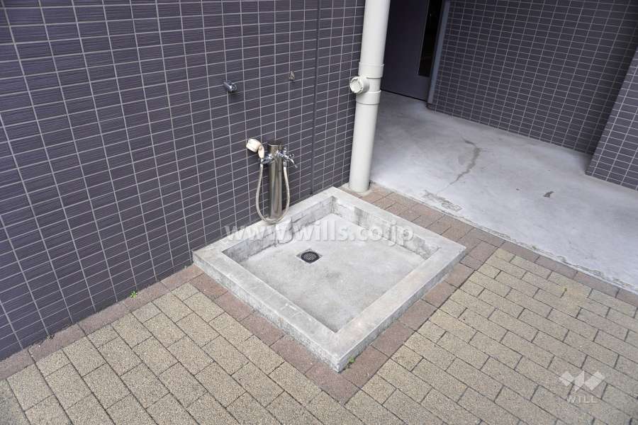 ペット用足洗い場