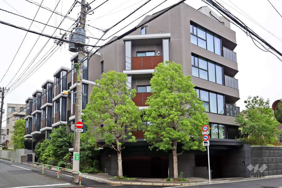 パークホームズ用賀3丁目の外観（北西側から）