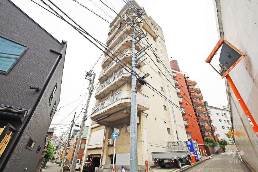 パークサイド東新宿の外観（北東側から）