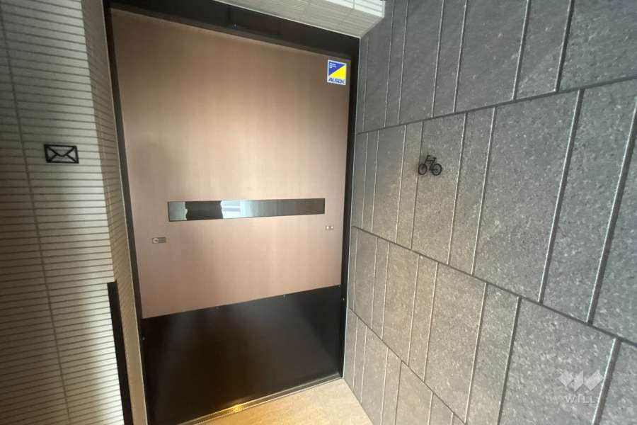 駐輪場の出入口