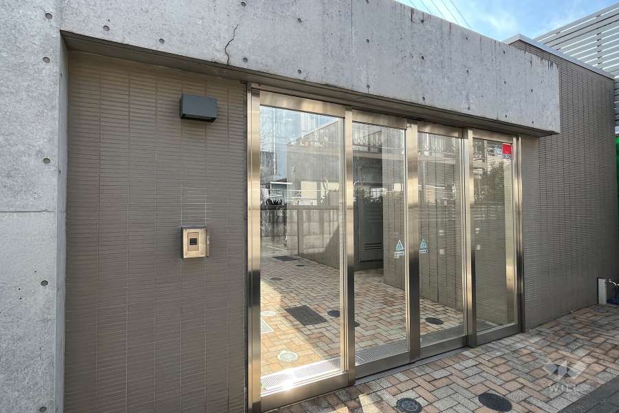 駐輪場の出入り口