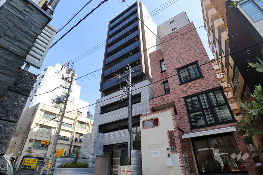 エスライズ難波Ⅲの外観（北西側から）