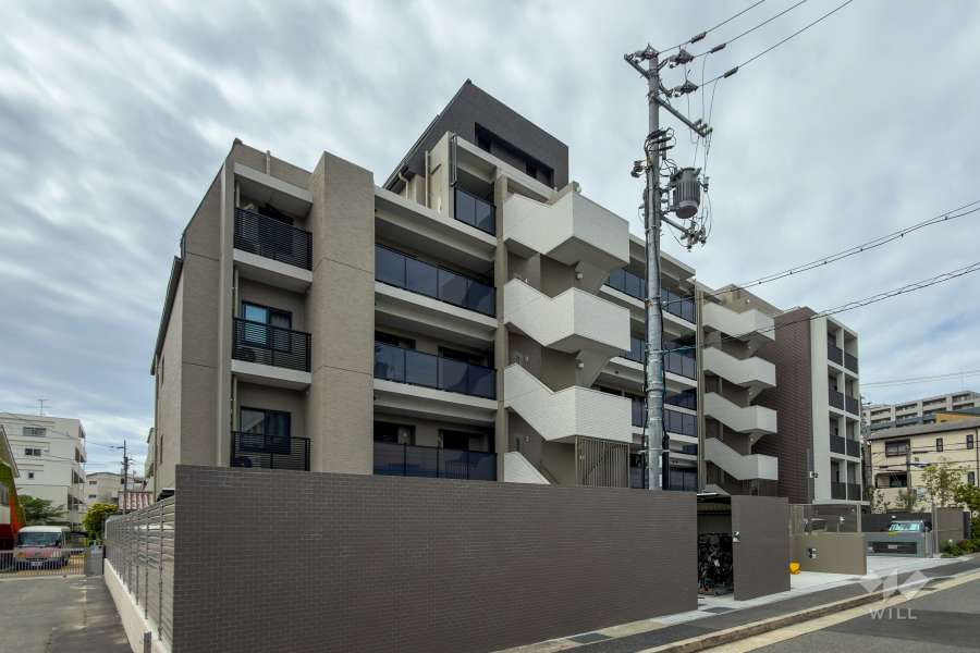 ワコーレ神戸本山南町の外観（北東側から）