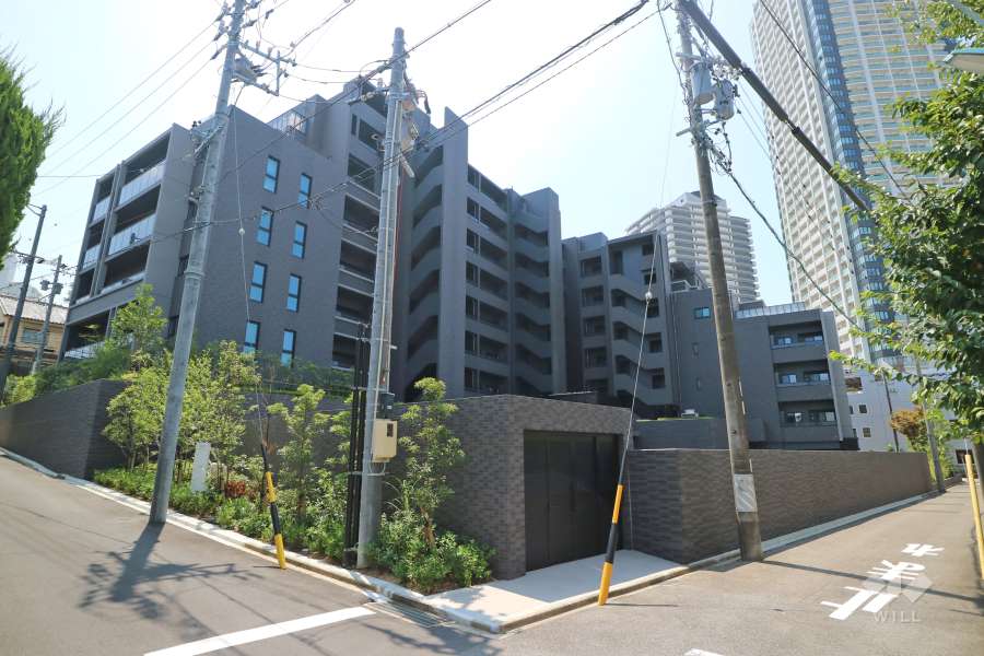 ザ・ライオンズ覚王山の外観（北東側から）