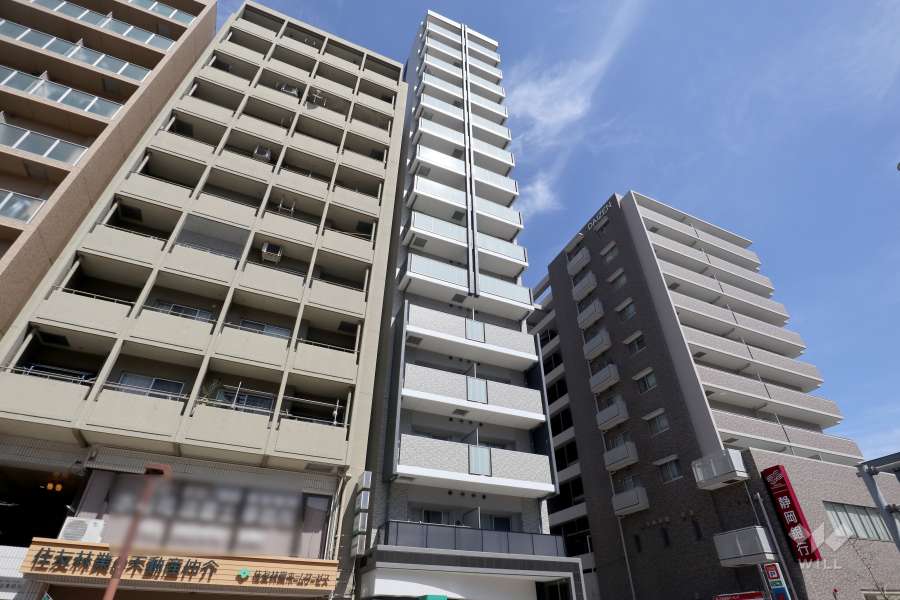 CREST TAPP大曽根IIの外観（西側から）
