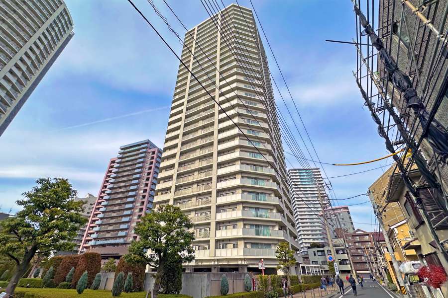 ソルクレスト川口の外観（南東側から）