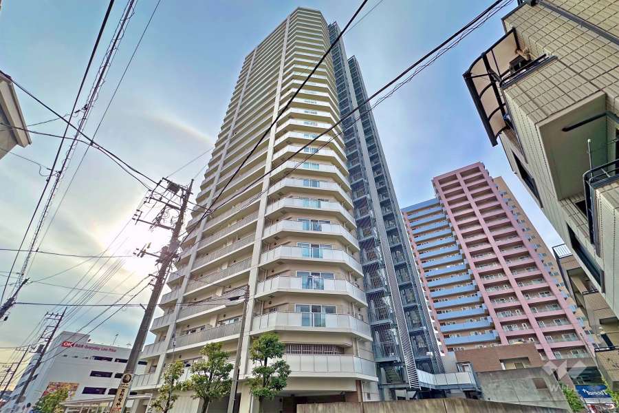 ソルクレスト川口の外観（北東側から）