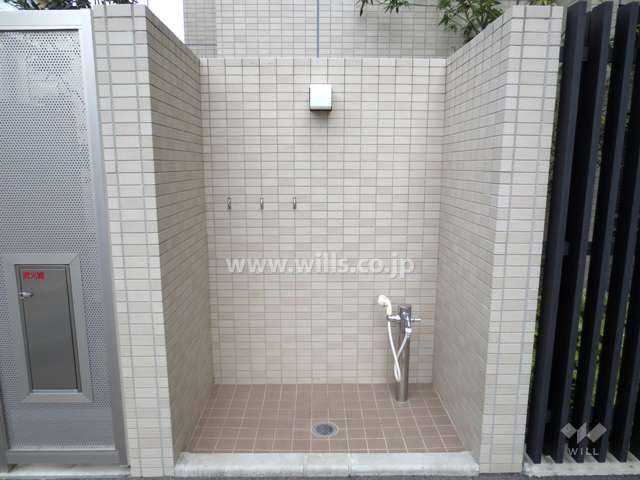 ペット足洗い場