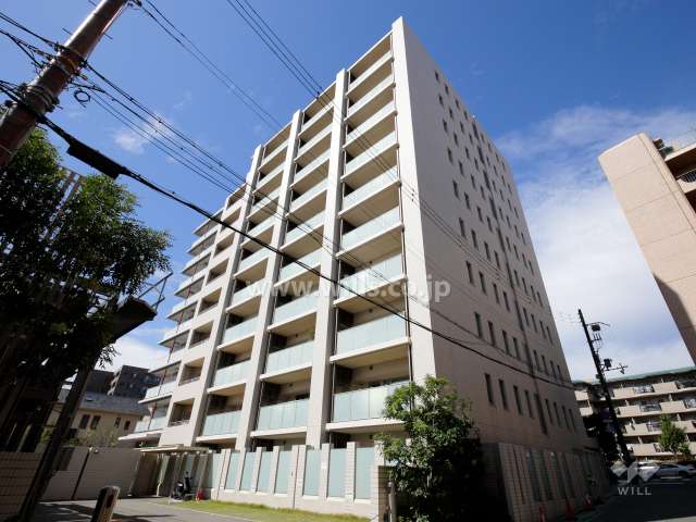 プラウド夙川松下町の外観（南東側から）