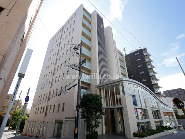 プラウド夙川松下町の外観（北東側から）