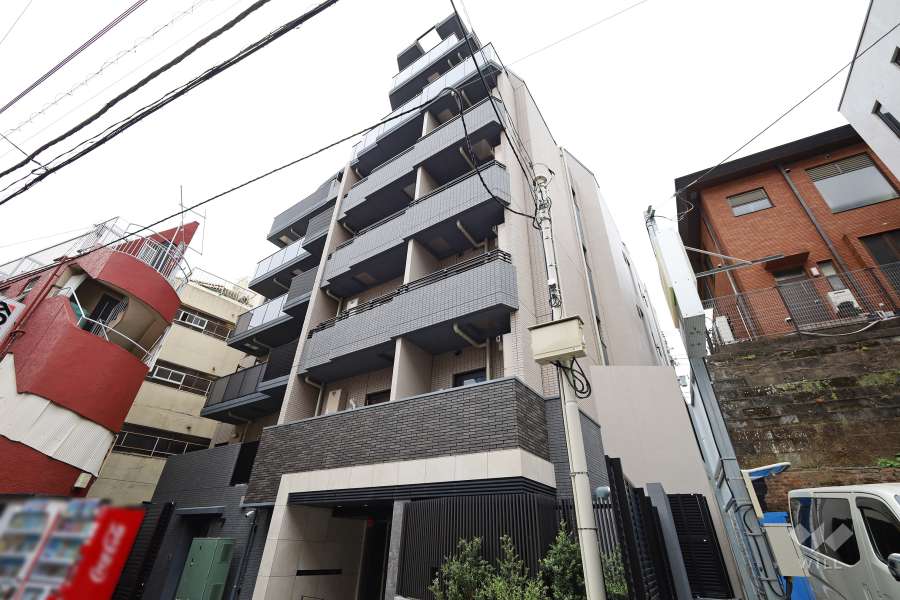 オープンレジデンシア四谷荒木町の外観（北西側から）