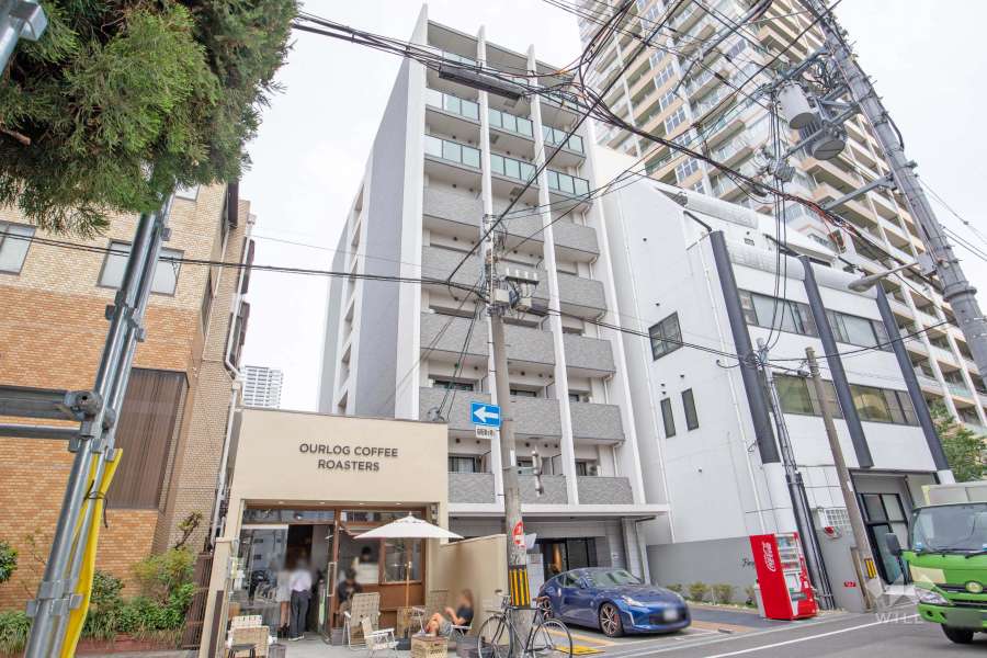 ファーストフィオーレ梅田イーストの外観（北西側から）