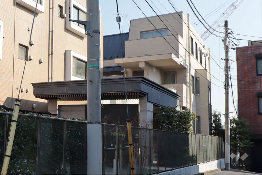 ロイヤルシーズン南麻布ヒルサイドの外観(北西側から)