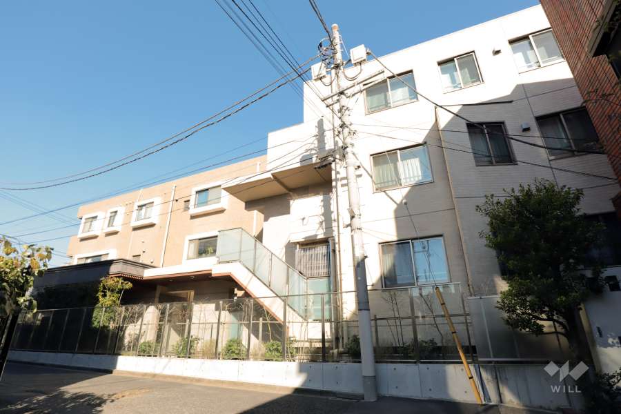 ロイヤルシーズン南麻布ヒルサイドの外観(西側から)