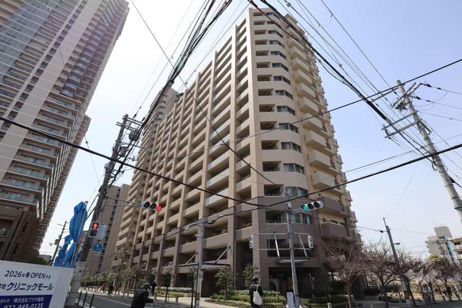 城東中央アインスの外観（北西側から）