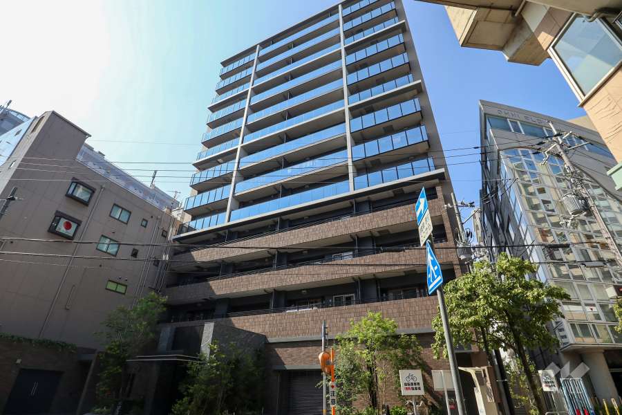 ジオ阪急川西 The Frontの外観（南側から）