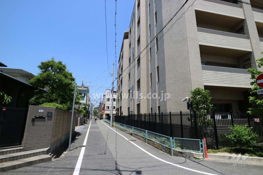敷地南側の西面道路