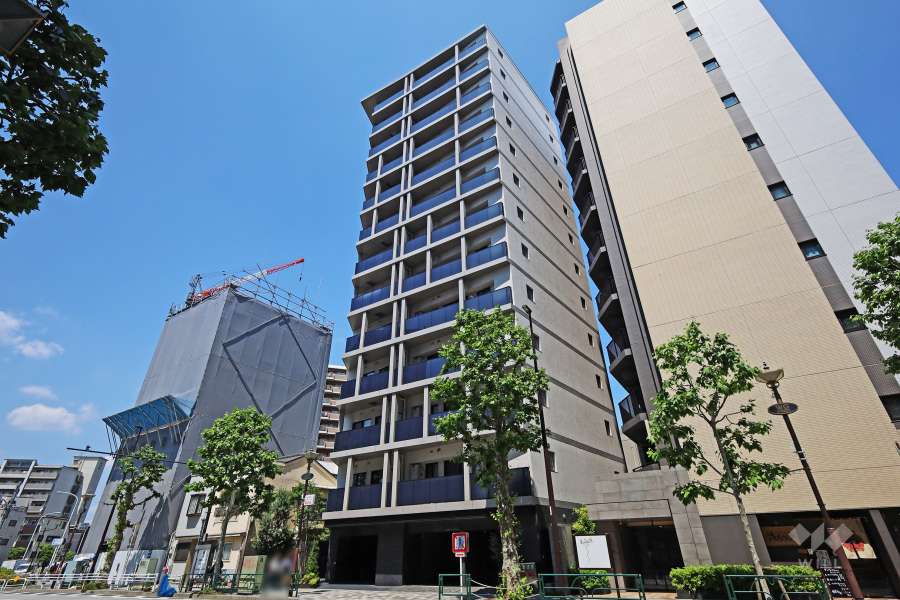 ザ・パークハウスアーバンス早稲田の外観（南西側から）