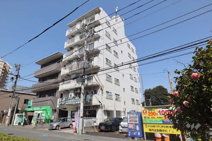 世紀コーポ溝口の外観（南東側から）