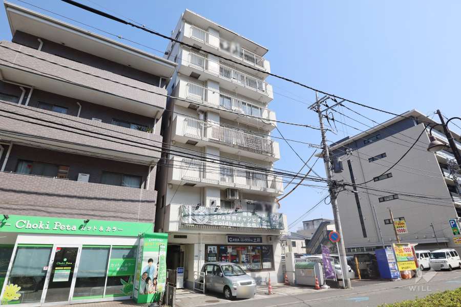 世紀コーポ溝口の外観（南西側から）