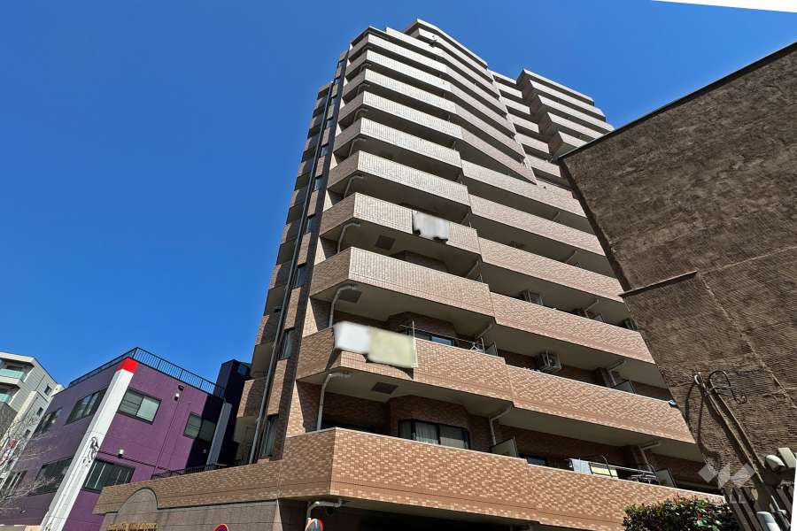 ライオンズシティ西日暮里の外観（南西側から）