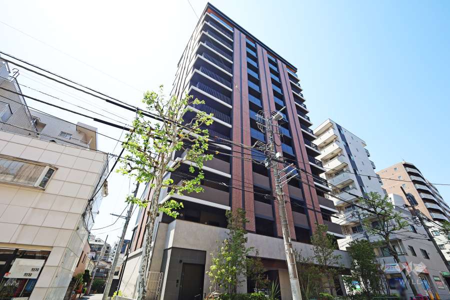 バウス新中野の外観（南東側から）
