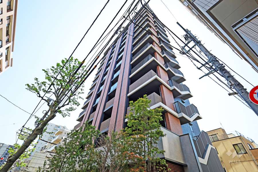 バウス新中野の外観（北東側から）