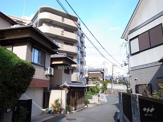 周辺は一戸建てとマンションが混在する静かな住宅地です。