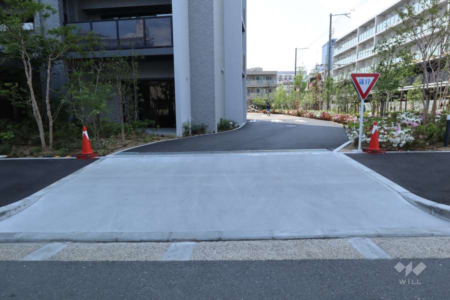 駐車場の出入口