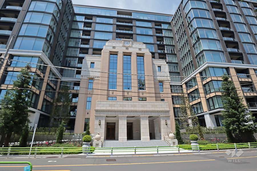 三田ガーデンヒルズの外観（南側から）