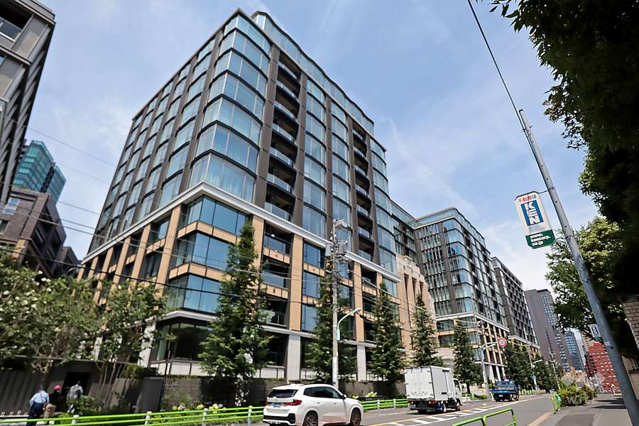 三田ガーデンヒルズの外観（南西側から）