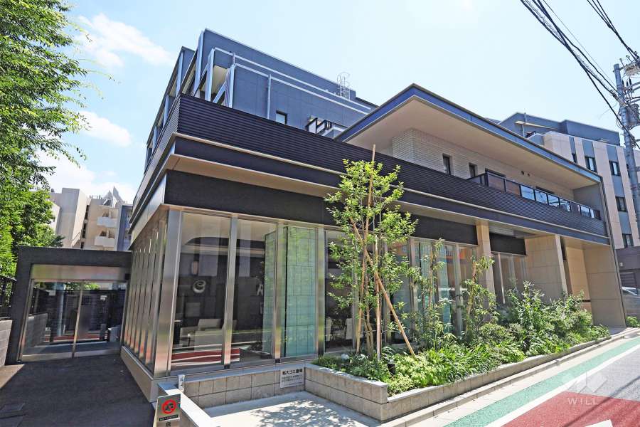 クレヴィア新宿中落合EASTの外観（北東側から）