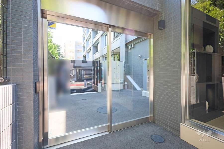 駐輪場の出入り口