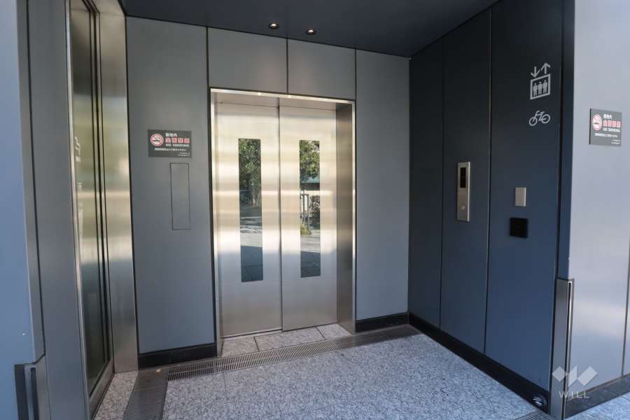 駐輪場の出入り口