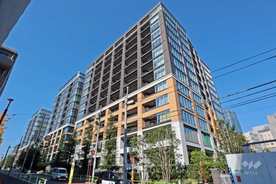 三田ガーデンヒルズサウスヒルの外観(東側から)