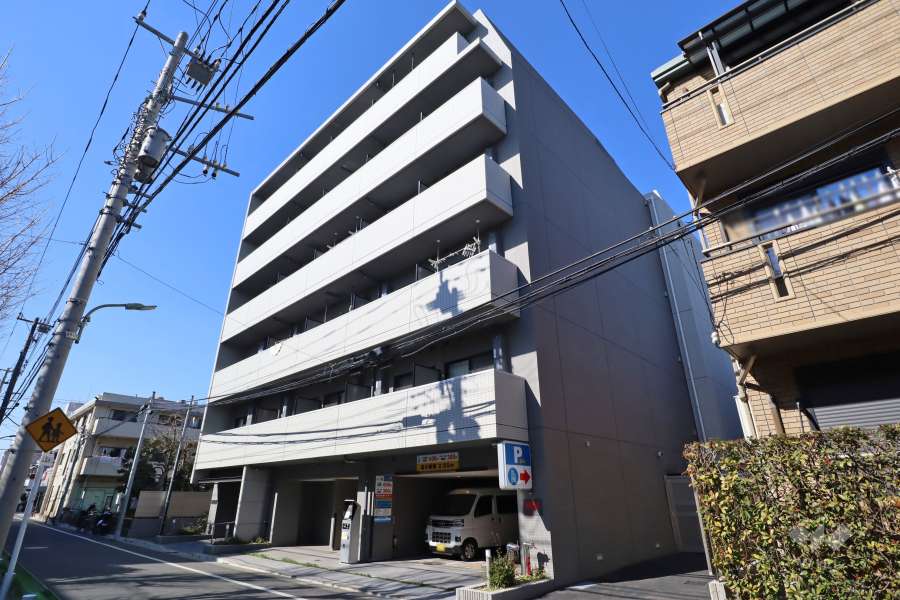 ガリシア西馬込の外観（南東側から）