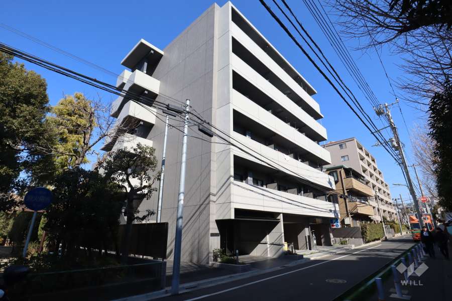 ガリシア西馬込の外観（南西側から）