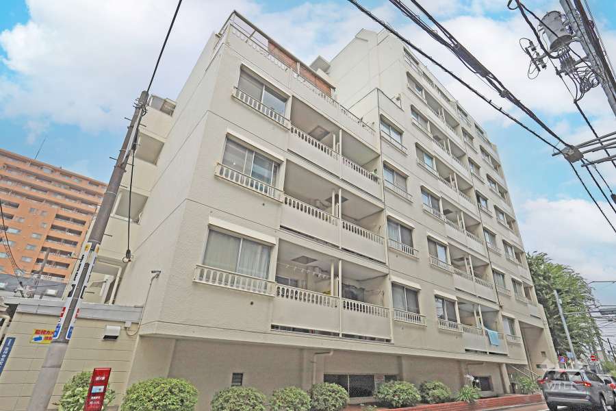 迦葉武蔵野第３マンションの外観（南東側から）