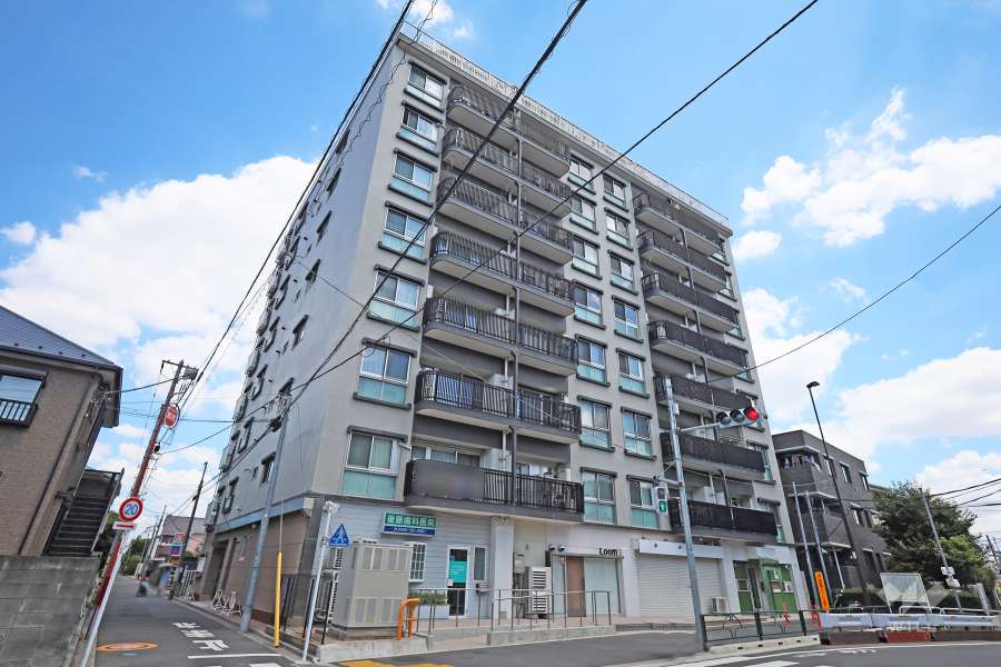 吉祥寺マンションの外観（南西側から）